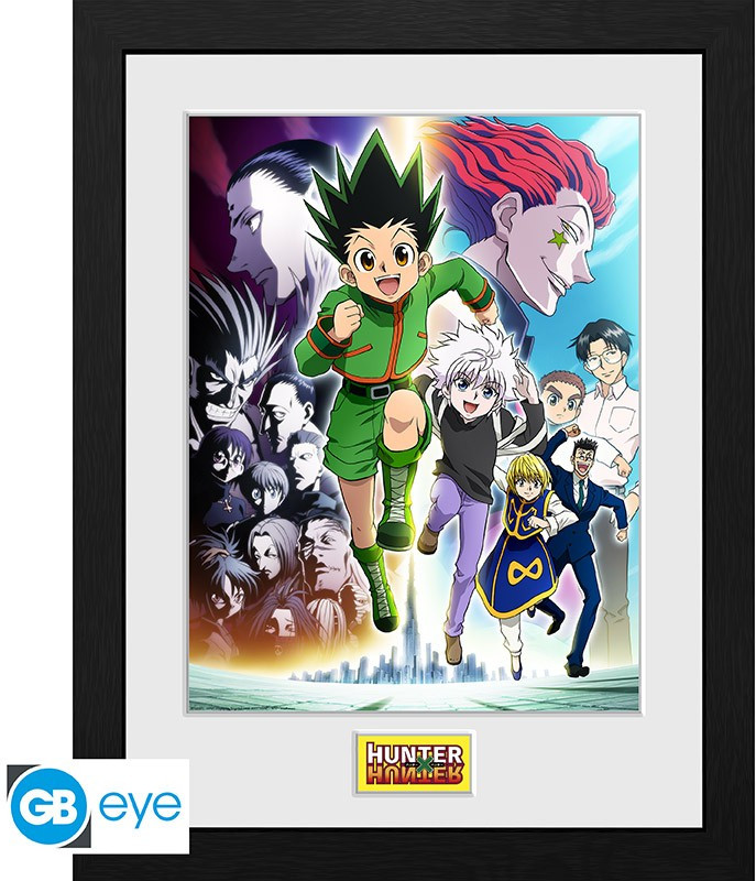 Hunter X Hunter Framed Print - Key Art Running