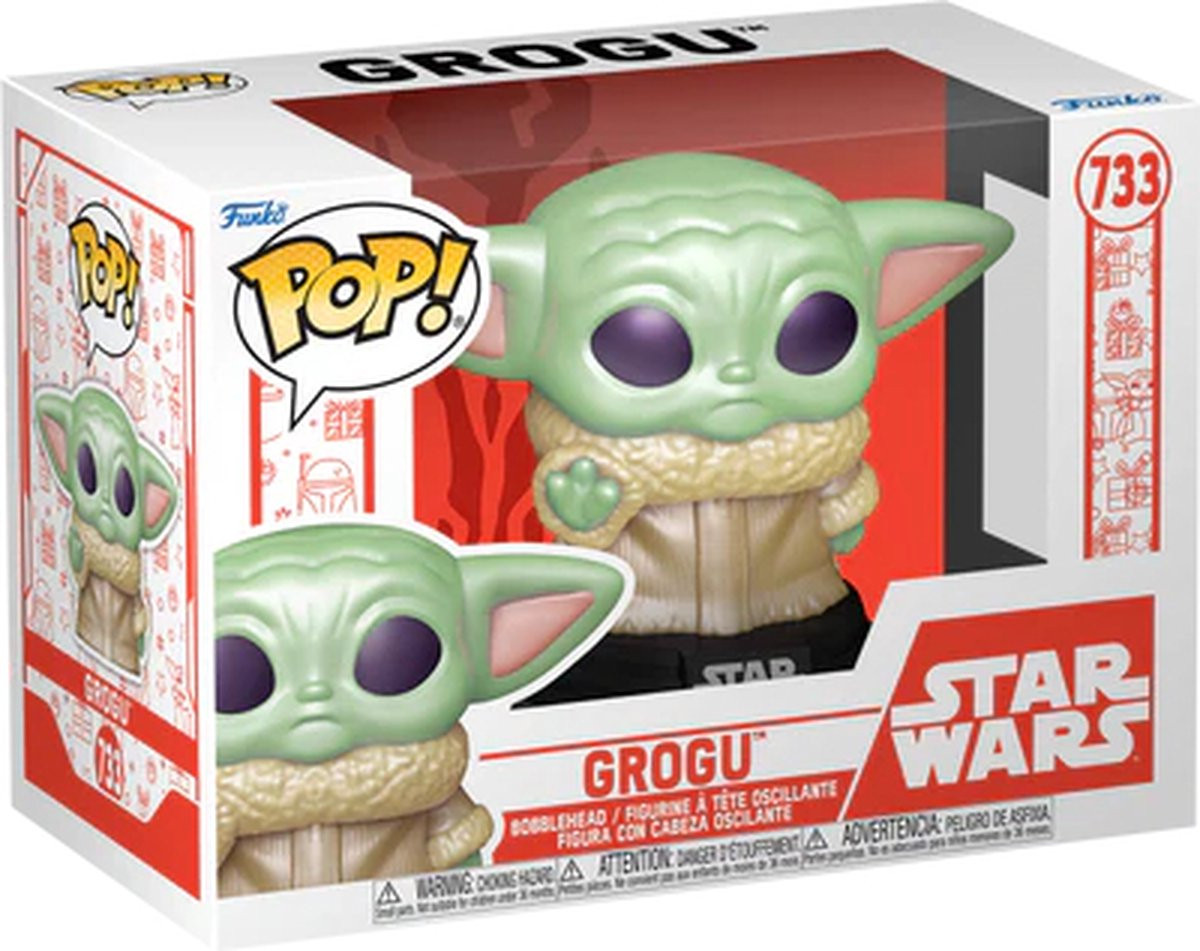 Star Wars The Mandalorian Holiday Funko Pop Vinyl: Grogu