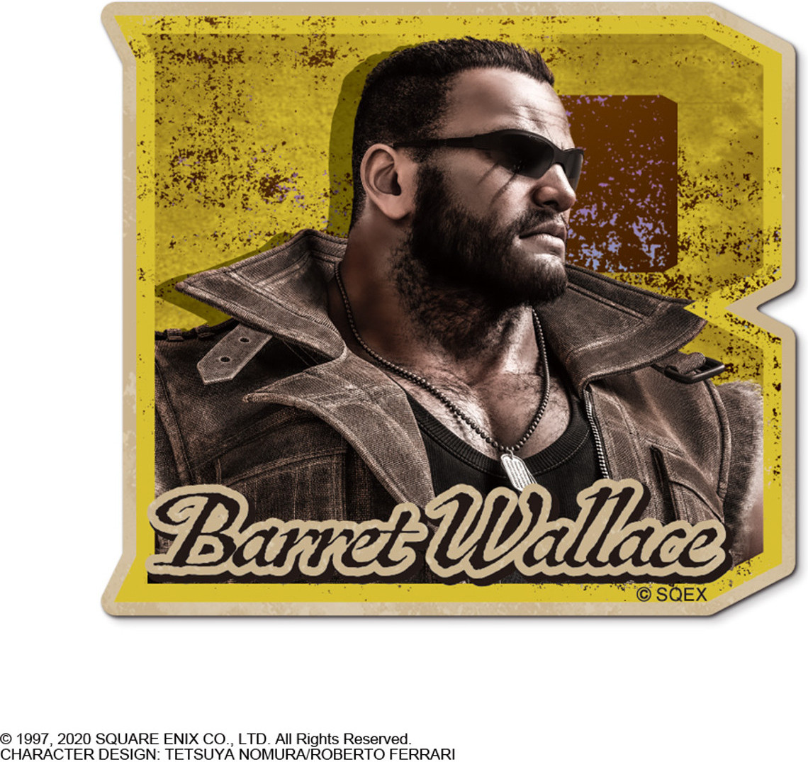 Final Fantasy VII Remake Character Sticker - Barret Wallace