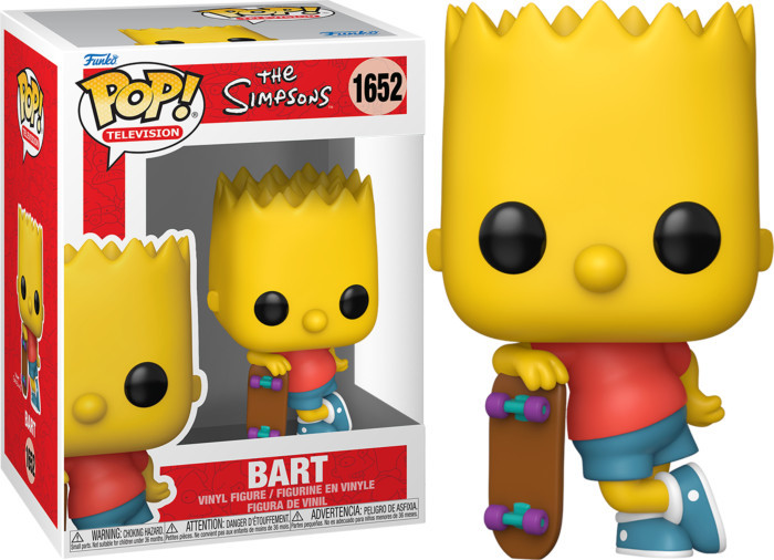 The Simpsons Funko Pop Vinyl Figure: Bart (1652)
