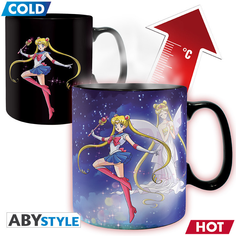Sailor Moon Heat Change Mug - Sailor & Chibi