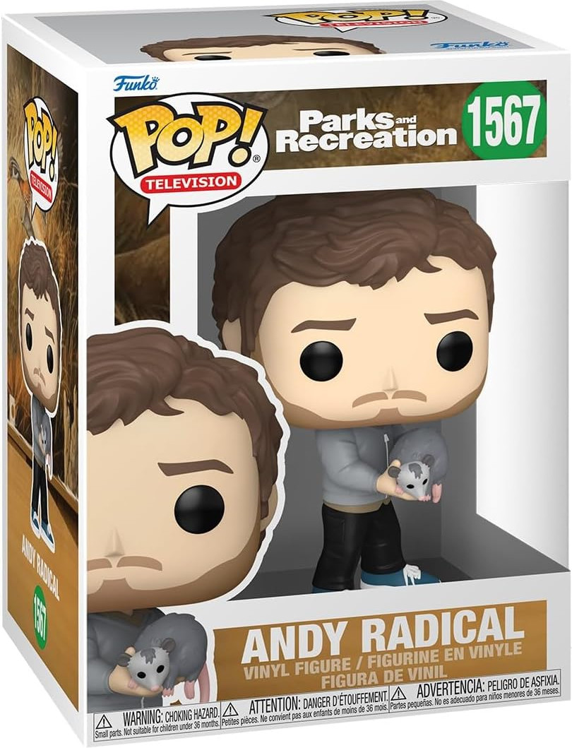 Parks and Recreation 15th Funko Pop Vinyl: Andy Radical