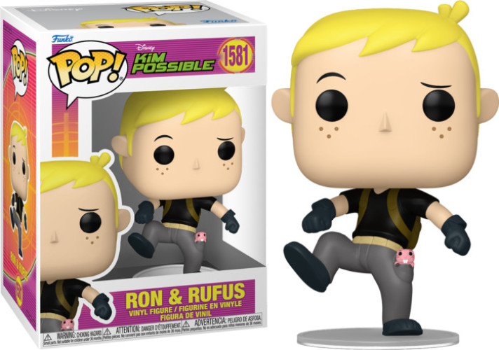 Kim Possible Funko Pop Vinyl: Ron & Rufus