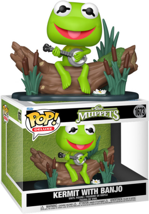 Disney The Muppets Deluxe Funko Pop Vinyl: Kermit with Banjo