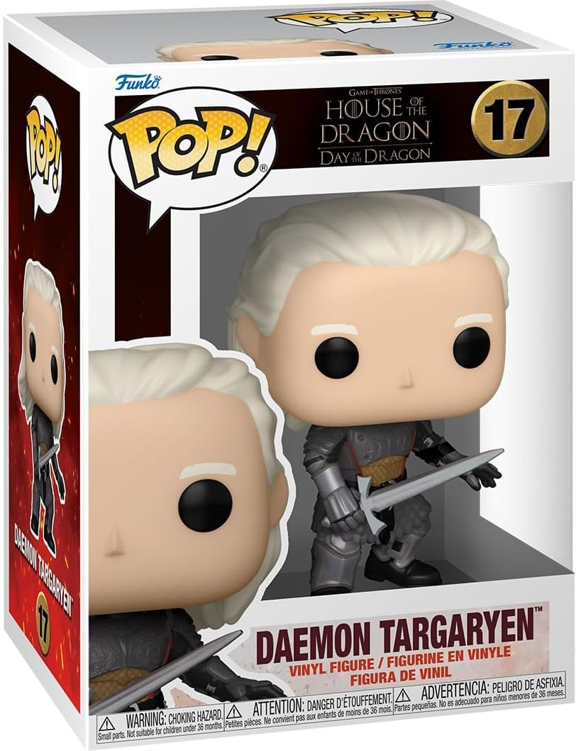 House of the Dragon Season 3 Funko Pop Vinyl: Daemon Targaryen