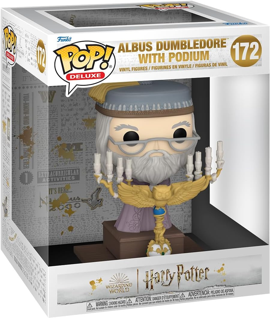Harry Potter: Prisoner of Azkaban Funko Pop! Vinyl: Dumbledore with Podium