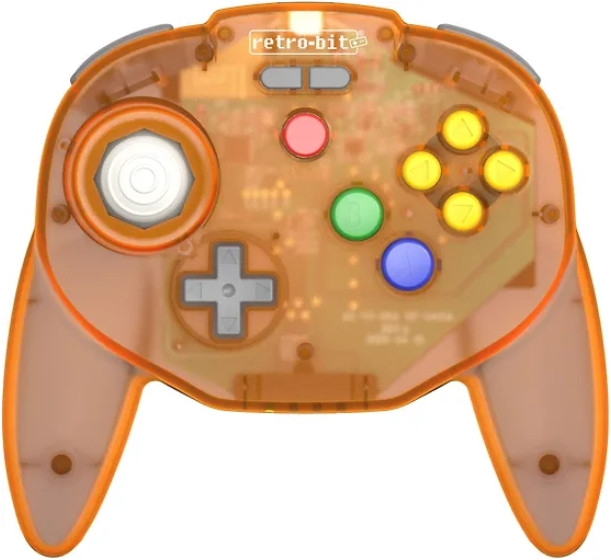 Tribute 64 2.4 GHz Wireless Controller (Orange Hawk) (Retro-bit)