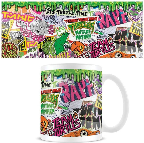 Teenage Mutant Ninja Turtles Mutant Mayhem Sticker Bomb Mug