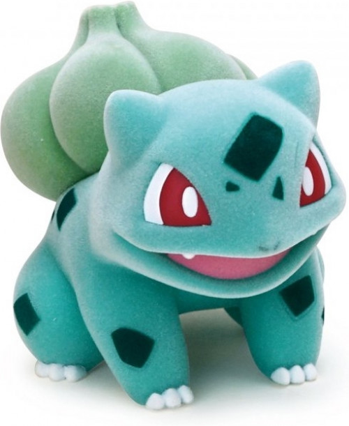 Pokemon Deluxe Flocked Doll Figure - Bulbasaur