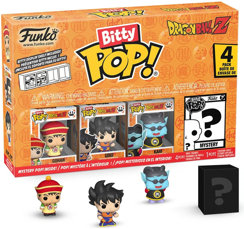 Dragon Ball Z Funko Bitty Pop! 4-Pack: Gohan / Goku / Kaio