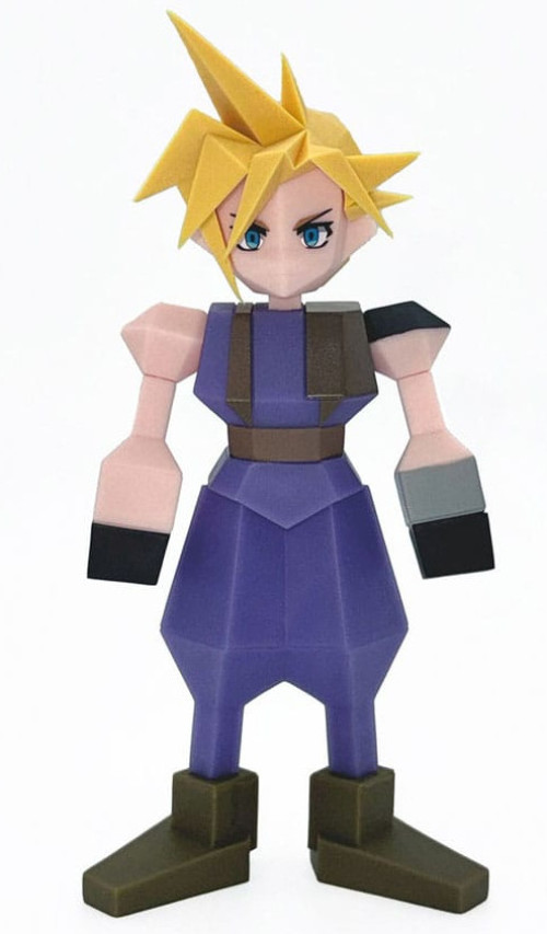 Final Fantasy VII Polygon Vinyl Figure - Cloud Strife