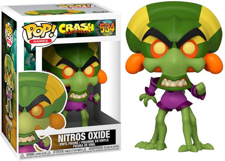 Crash Bandicoot Funko Pop Vinyl: Nitros Oxide