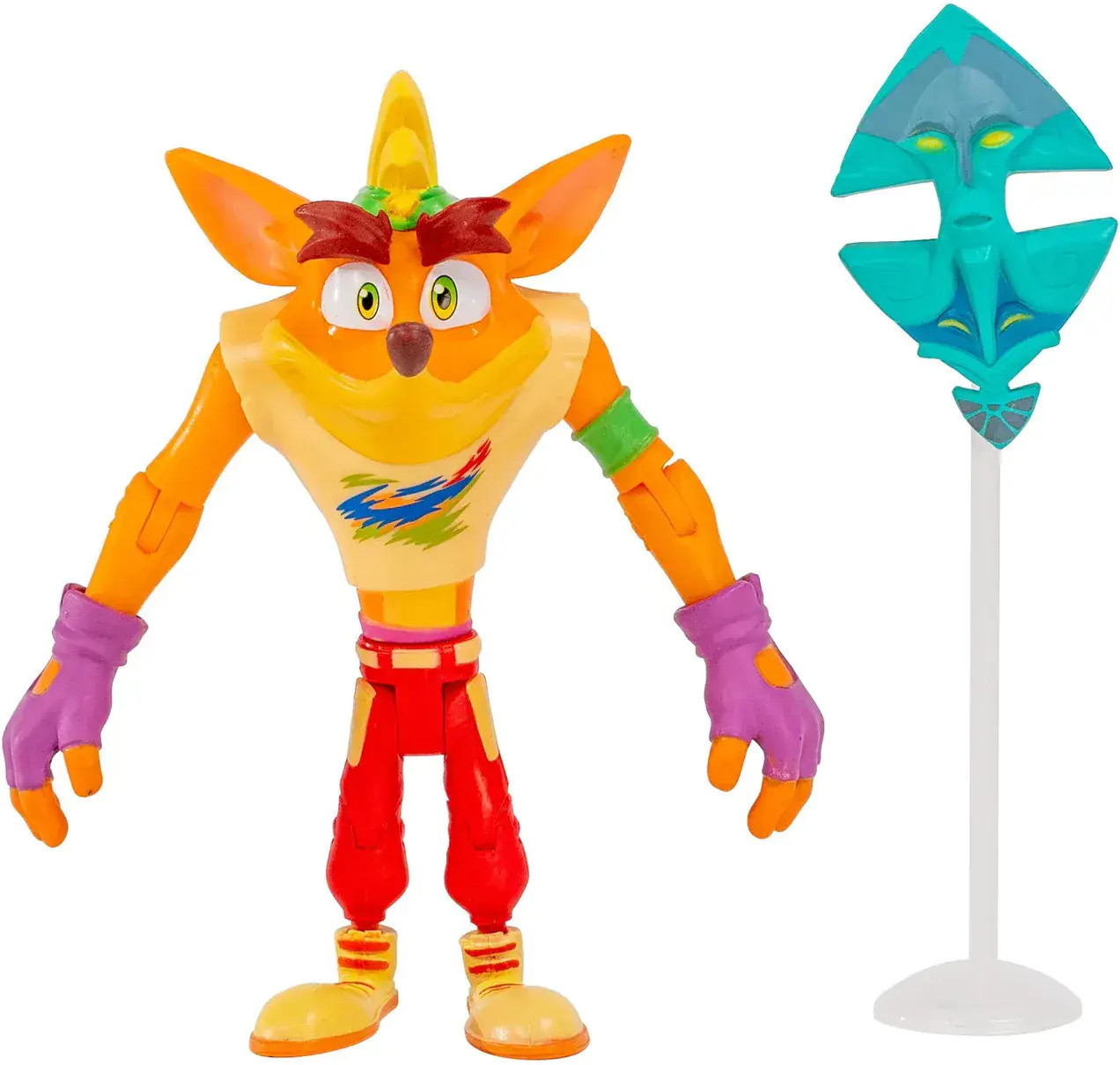 Crash Bandicoot - Retro Crash with Ika Ika Mask Figure