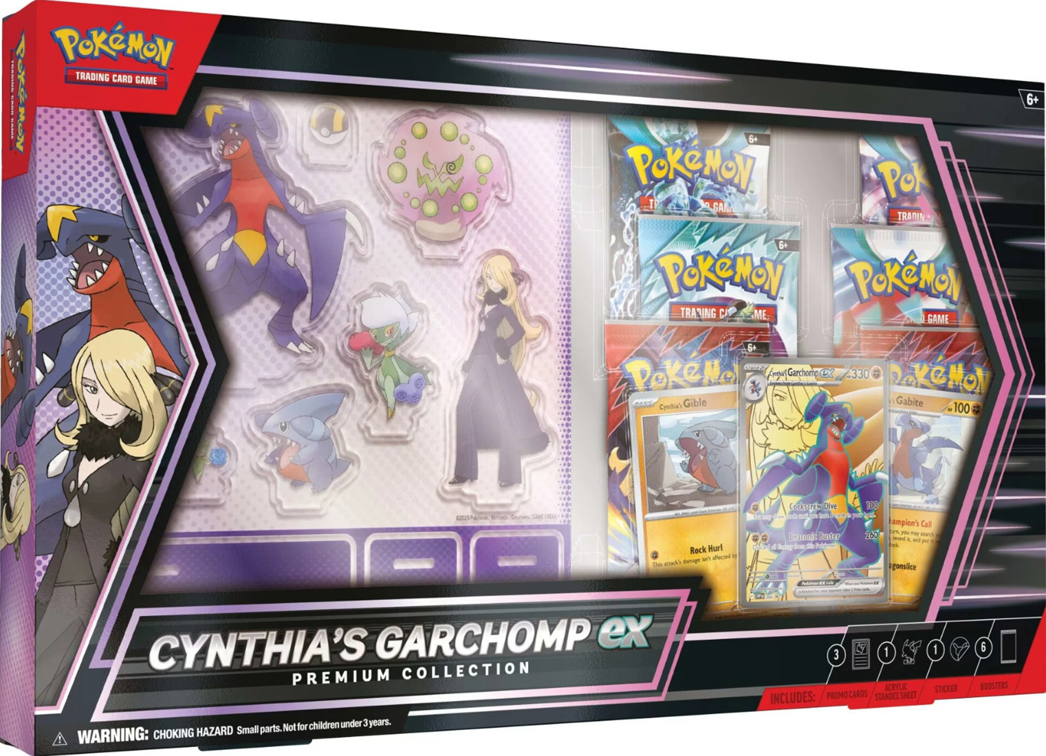Pokemon TCG Cynthia's Garchomp EX Premium Collection Box