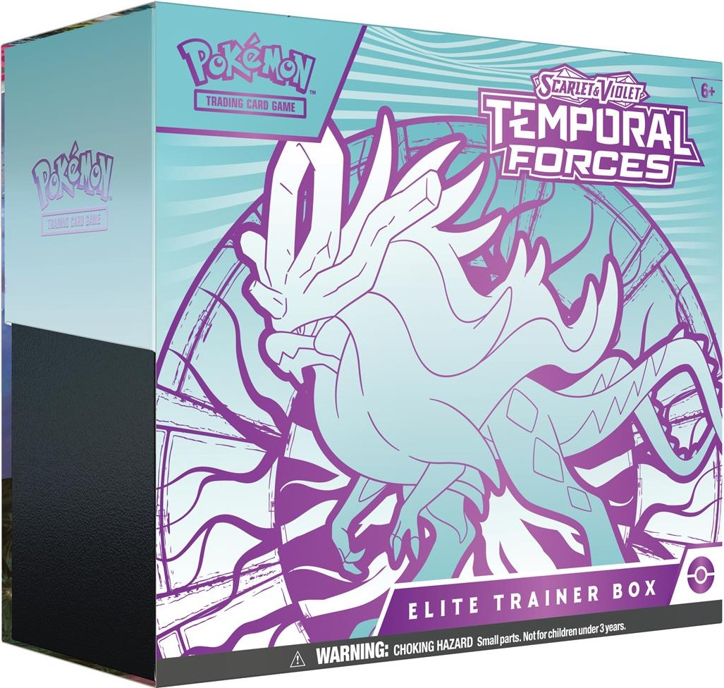 Pokemon TCG Scarlet & Violet Temporal Forces Elite Trainer Box - Walking Wake