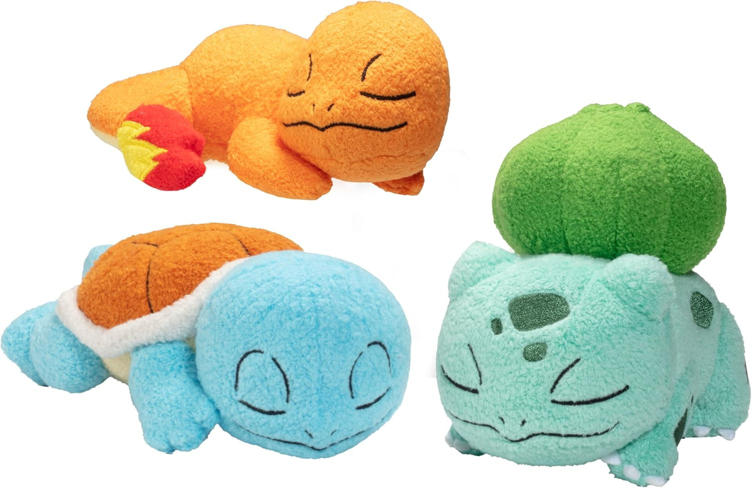 Pokemon Pluche - Sleeping Starters (16cm)