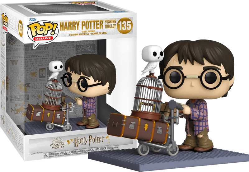Harry Potter Deluxe Funko Pop Vinyl: Harry Pushing Trolley