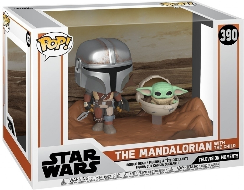 Star Wars Funko Pop Vinyl: The Mandalorian with the Child