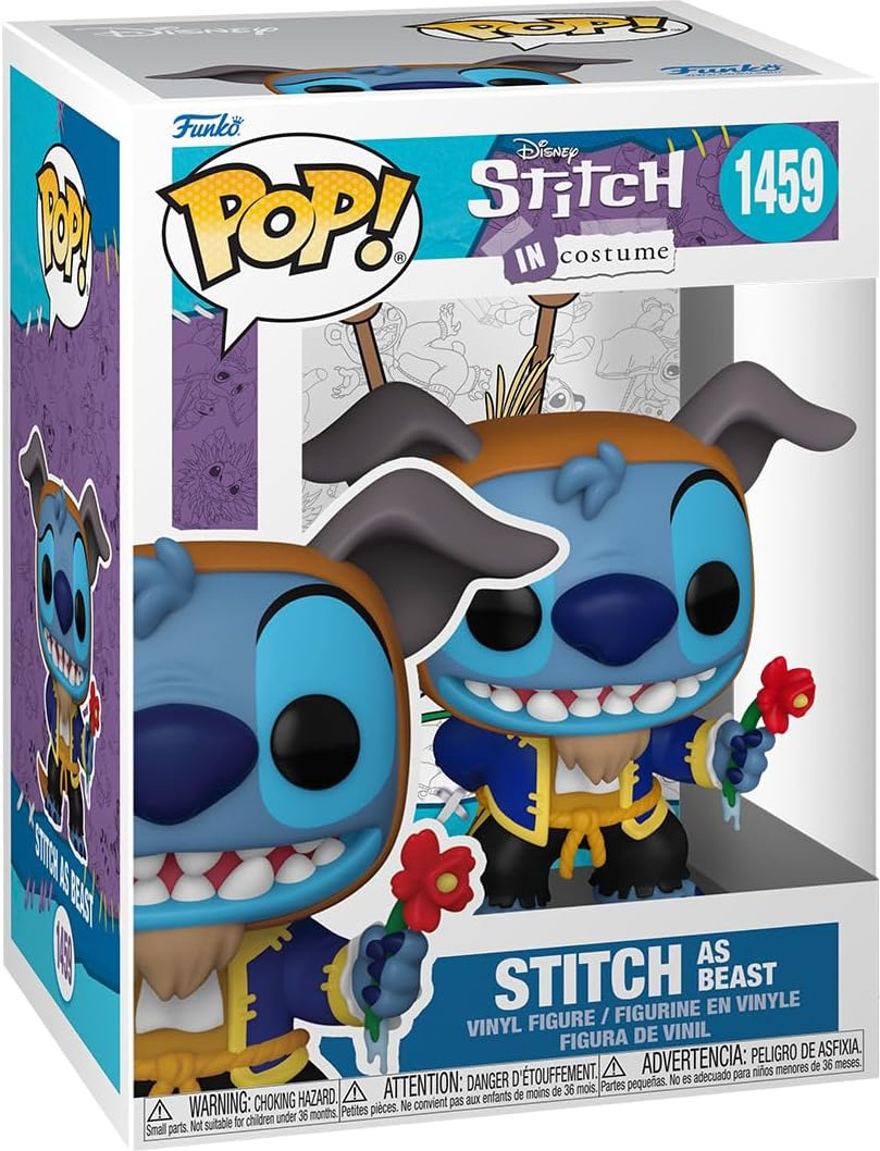 Disney Stitch Costume Funko Pop Vinyl: Stitch as Beast