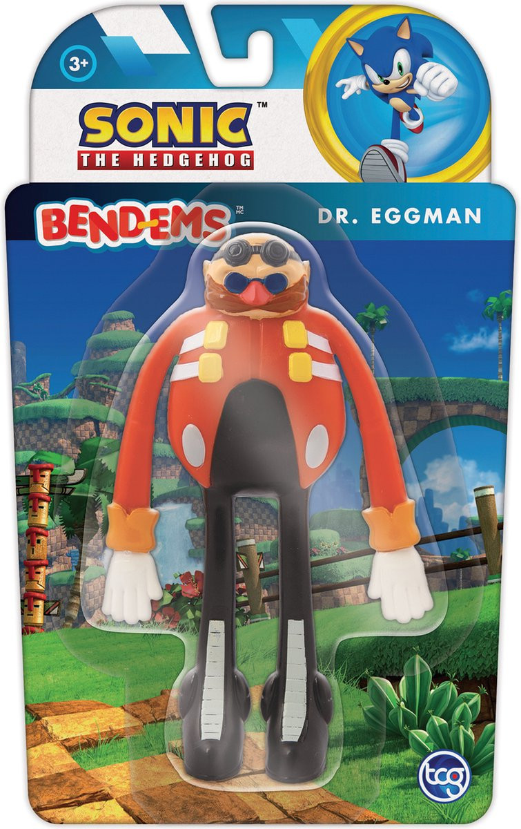 Sonic the Hedgehog Bend-Ems Figure - Dr. Eggman