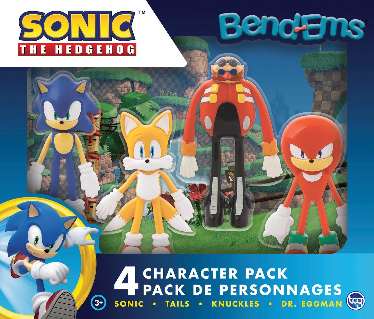 Sonic the Hedgehog Bend-Ems Figure 4-Pack