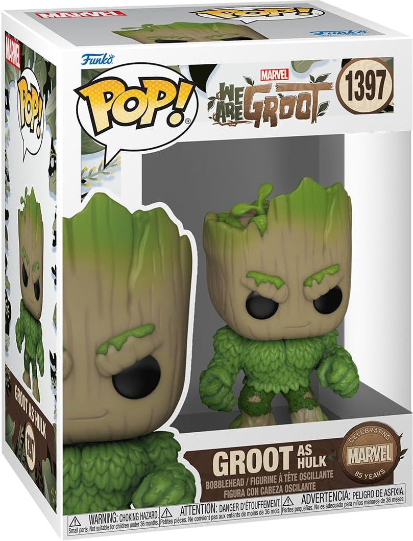 Marvel WAG Funko Pop Vinyl: Groot as Hulk