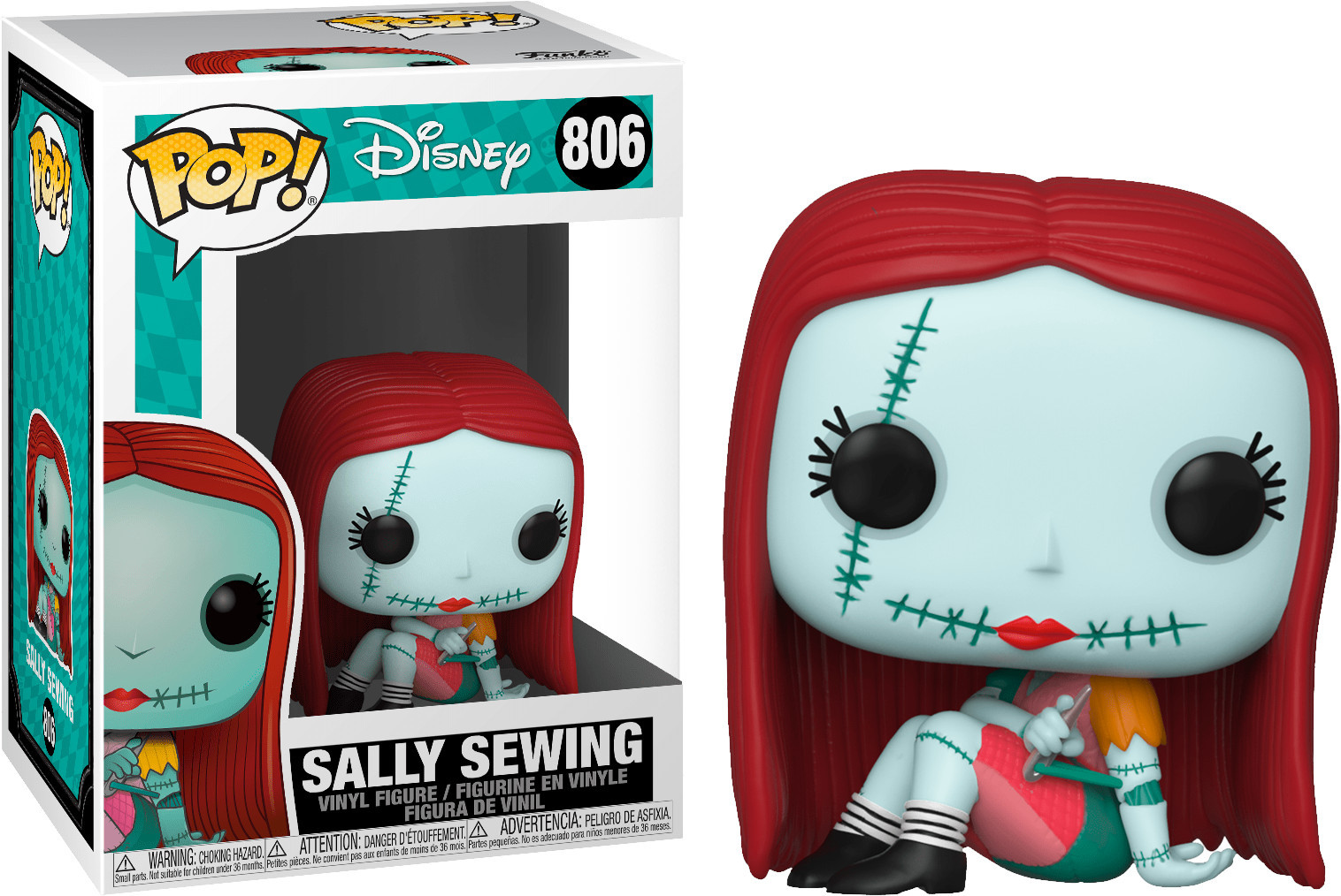 Disney Nightmare Before Christmas Funko Pop Vinyl: Sally Sewing
