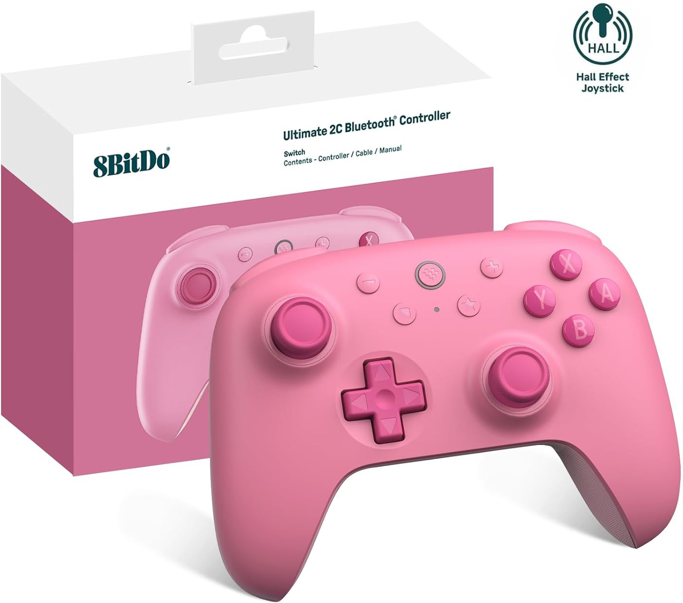 8BitDo Ultimate 2C Bluetooth Controller - Pink