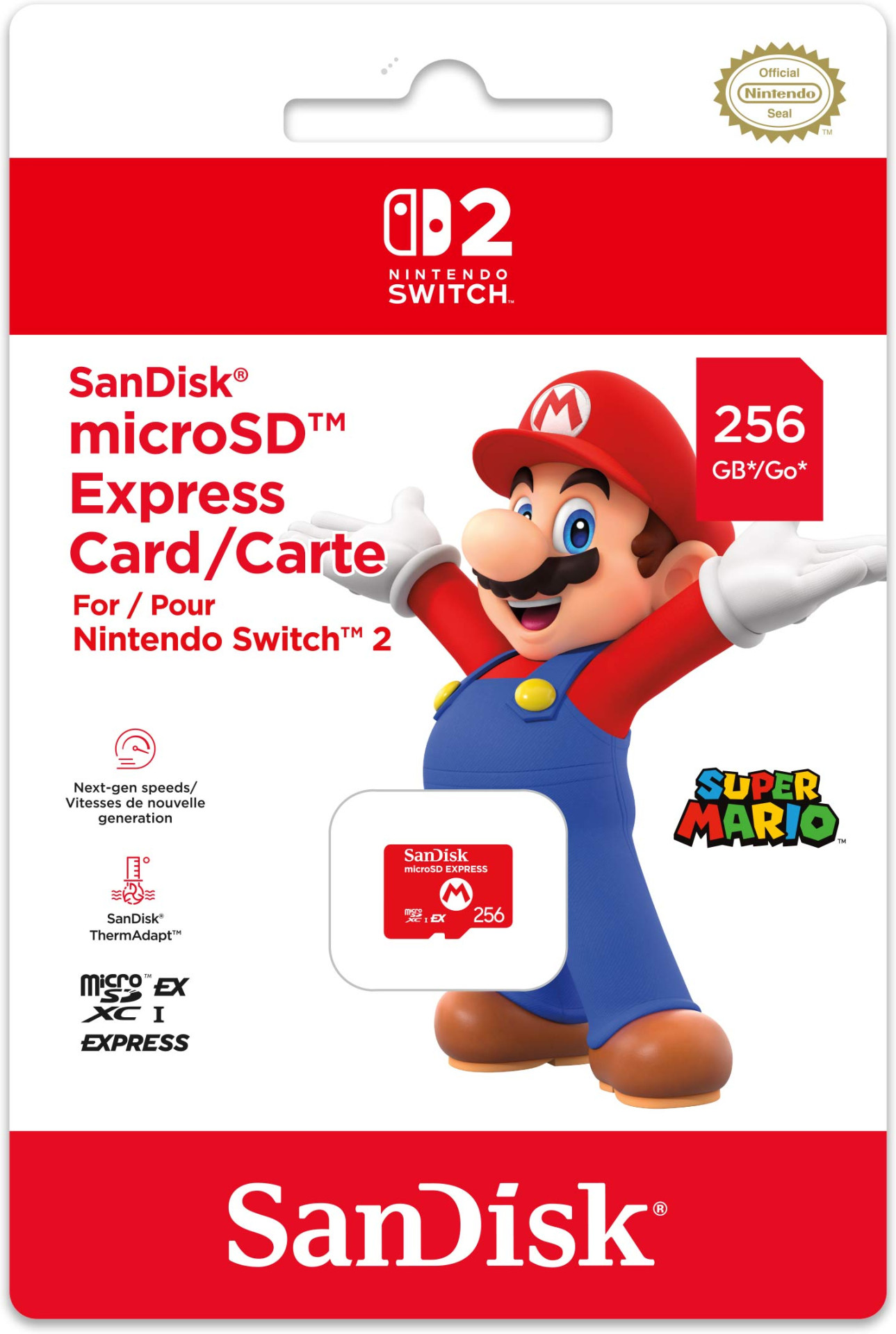 Sandisk Micro SD Express 256 GB Memory Card
