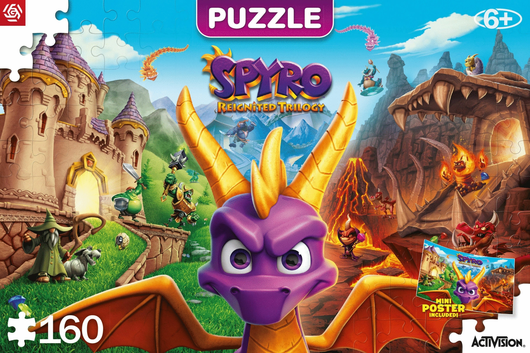 Spyro Puzzle - Reignited Trilogy (160 pieces)