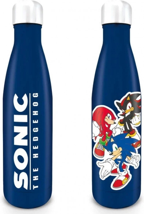 Sonic the Hedgehog Metal Drinks Bottle - Shadow, Sonic & Knuckles