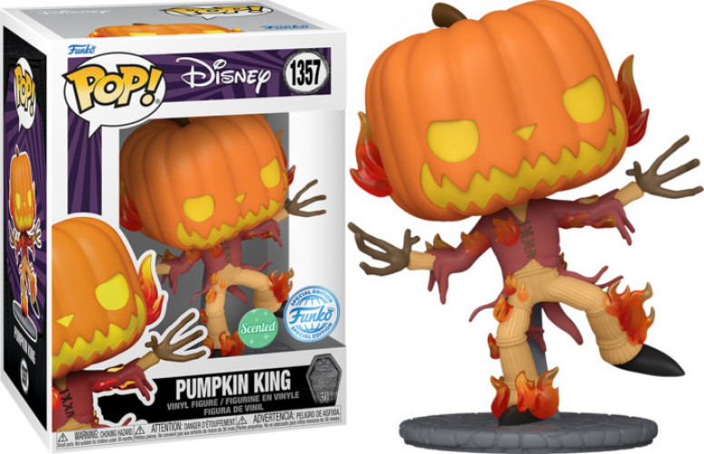 The Nightmare Before Christmas 30th Anniversary Funko Pop Vinyl: Pumpkin King (Scented)