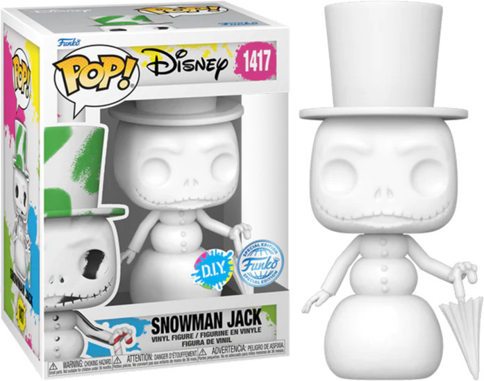 Disney Nightmare Before Christmas Funko Pop Vinyl: Snowman Jack D.I.Y.