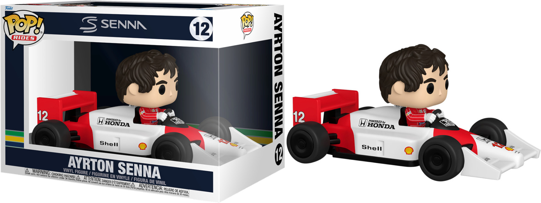 Formula 1 Rides Super Deluxe Funko Pop Vinyl: Ayrton Senna