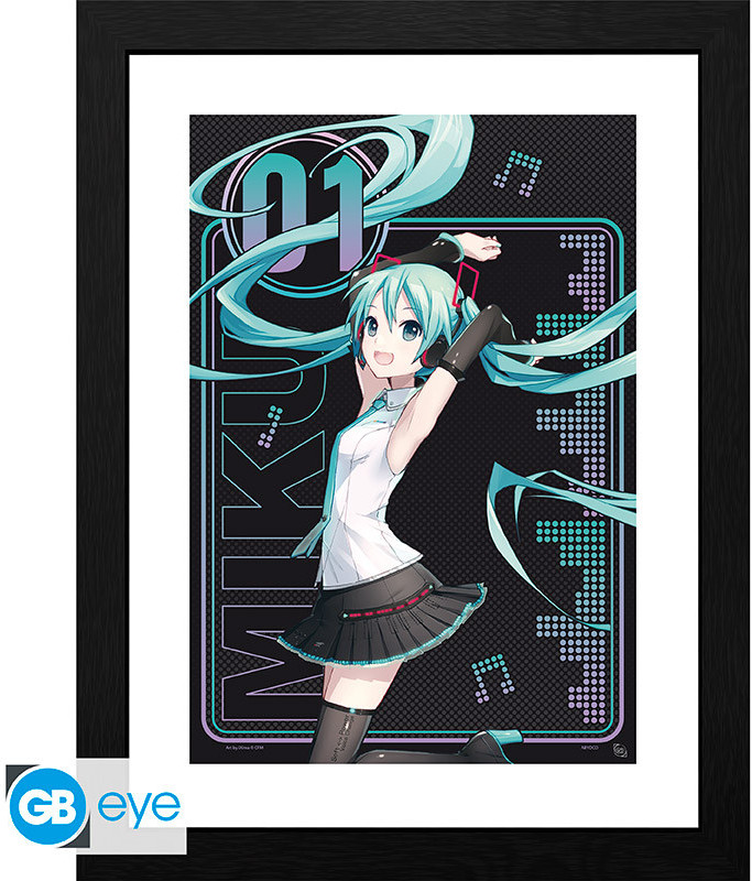Hatsune Miku Framed Print - 01
