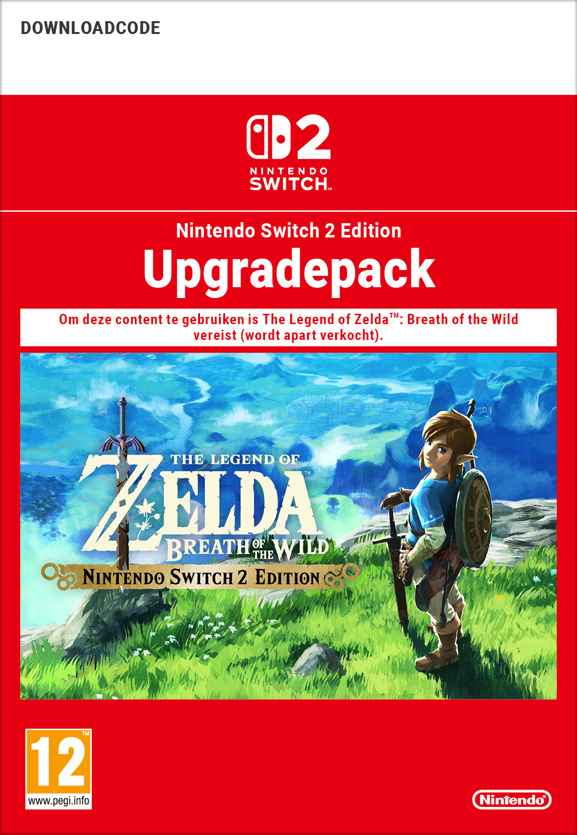 AOC The Legend of Zelda: Breath of the Wild Nintendo Switch 2 Edition UPGRADE PACK DLC (extra content)