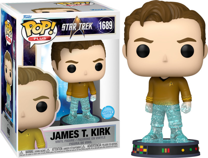 Star Trek Picard Funko Pop Vinyl: Transporting James T. Kirk (Glitter)