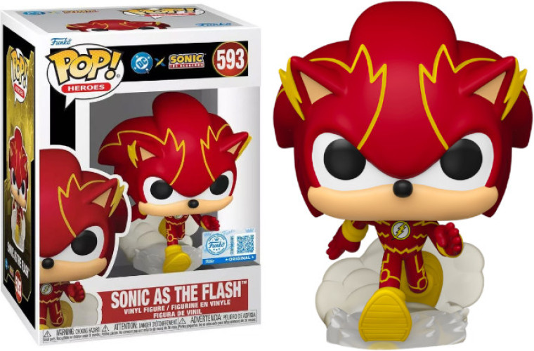 DC x Sonic the Hedgehog Funko Pop Vinyl: Sonic (Flash)