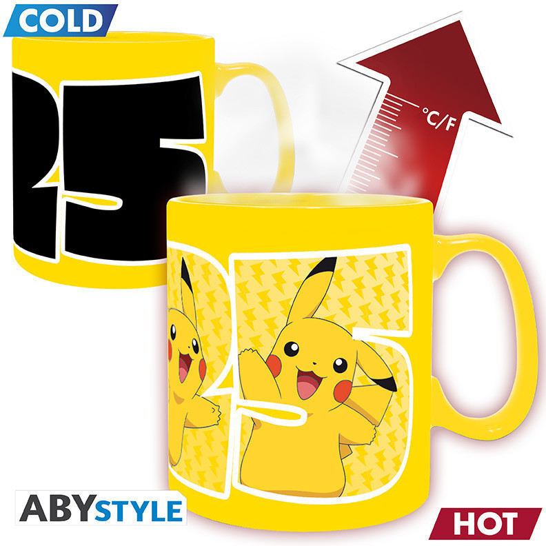 Pokemon Heat Change Mug - Pikachu 25
