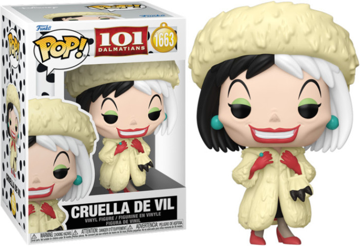 Disney 101 Dalmatians (1961) Funko Pop! Vinyl: Cruella De Vil
