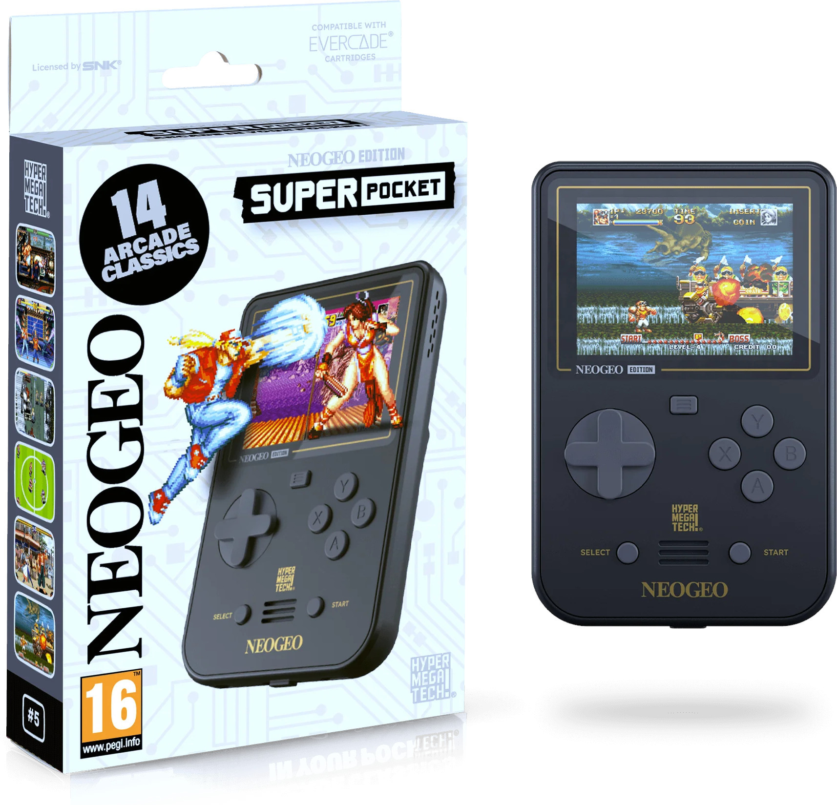 Super Pocket Gaming Handheld - NeoGeo (14 games)