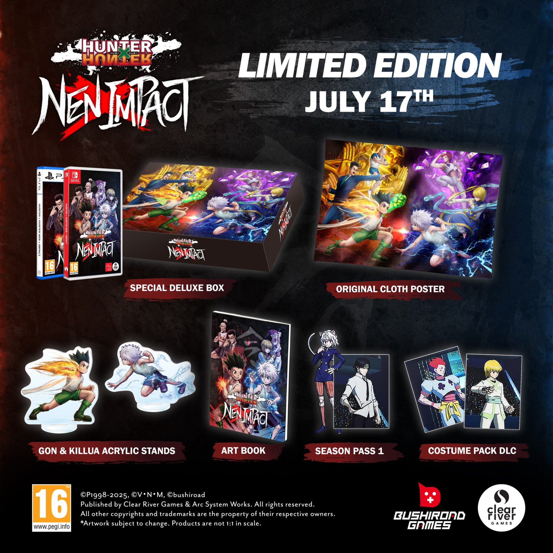 Hunter x Hunter Nen x Impact Limited Edition