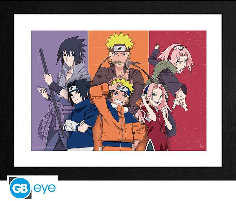 Naruto Shippuden Framed Print - Adults and Children