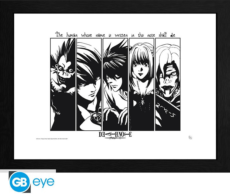 Death Note Framed Print - Usual Suspects