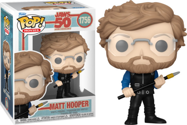 Jaws (50th Anniversary) Funko Pop Vinyl: Matt Hooper