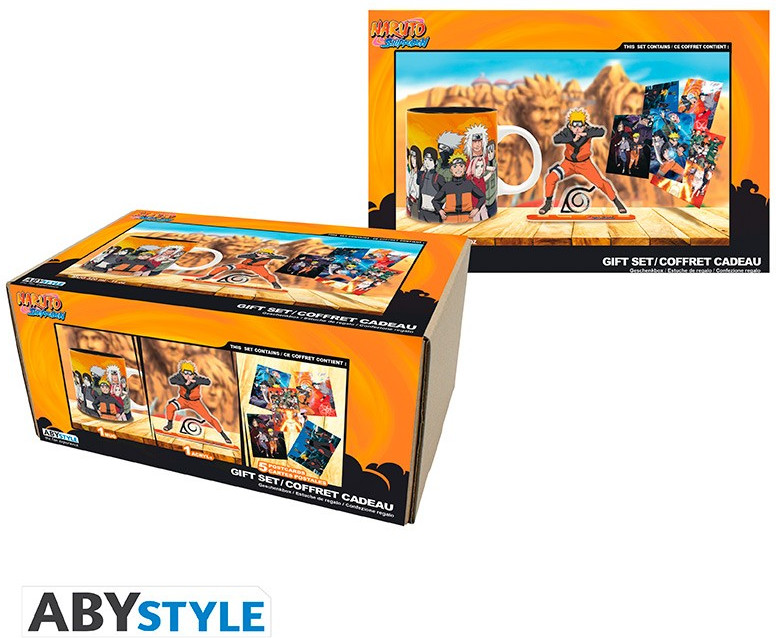 Naruto Shippuden Drinkware & Deco Gift Set