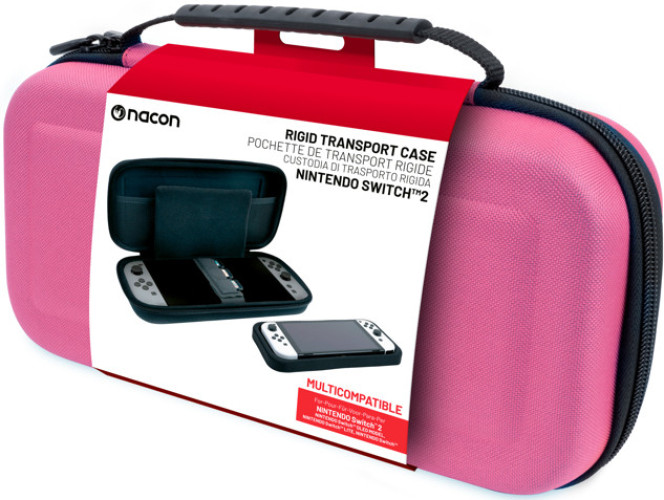 Nacon Switch 2 Rigid Transport Case (Pink)