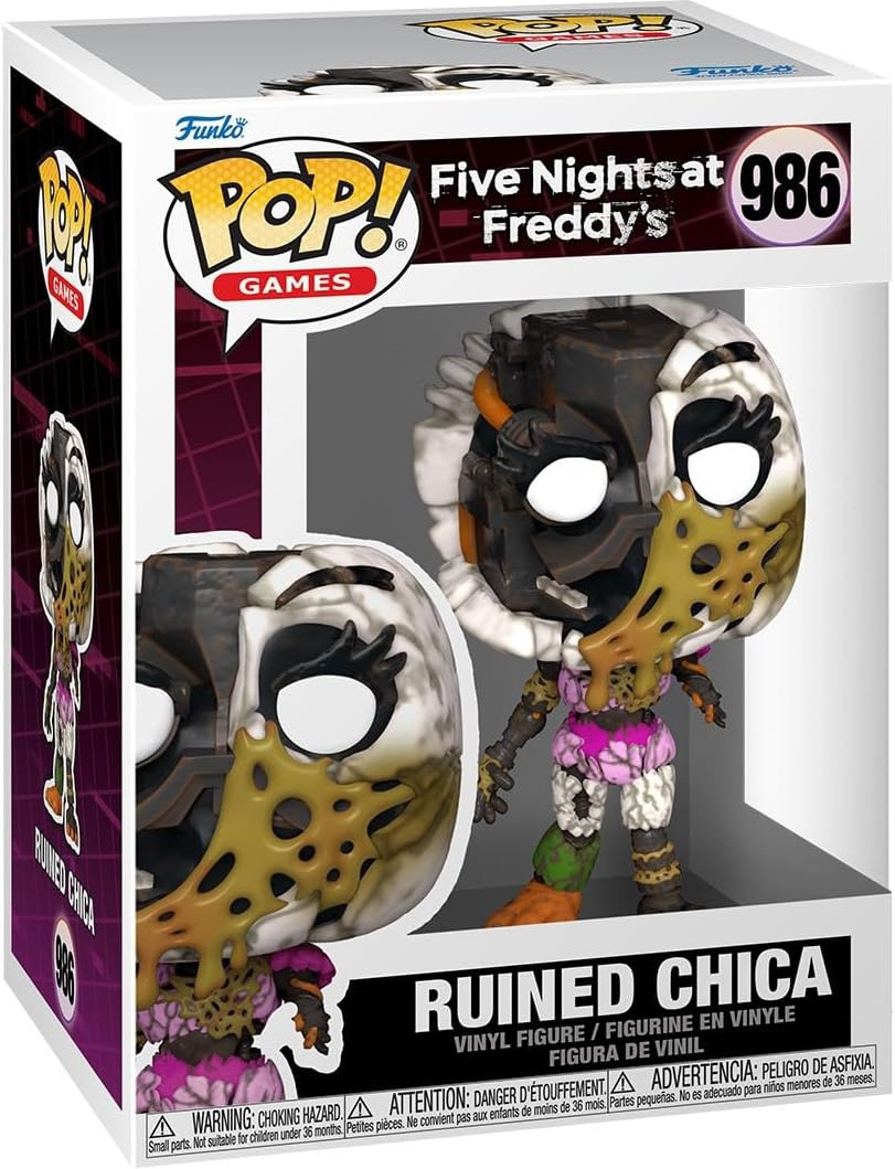 Five Nights at Freddy's Security Breach Ruin Funko Pop Vinyl: Ruined Chica