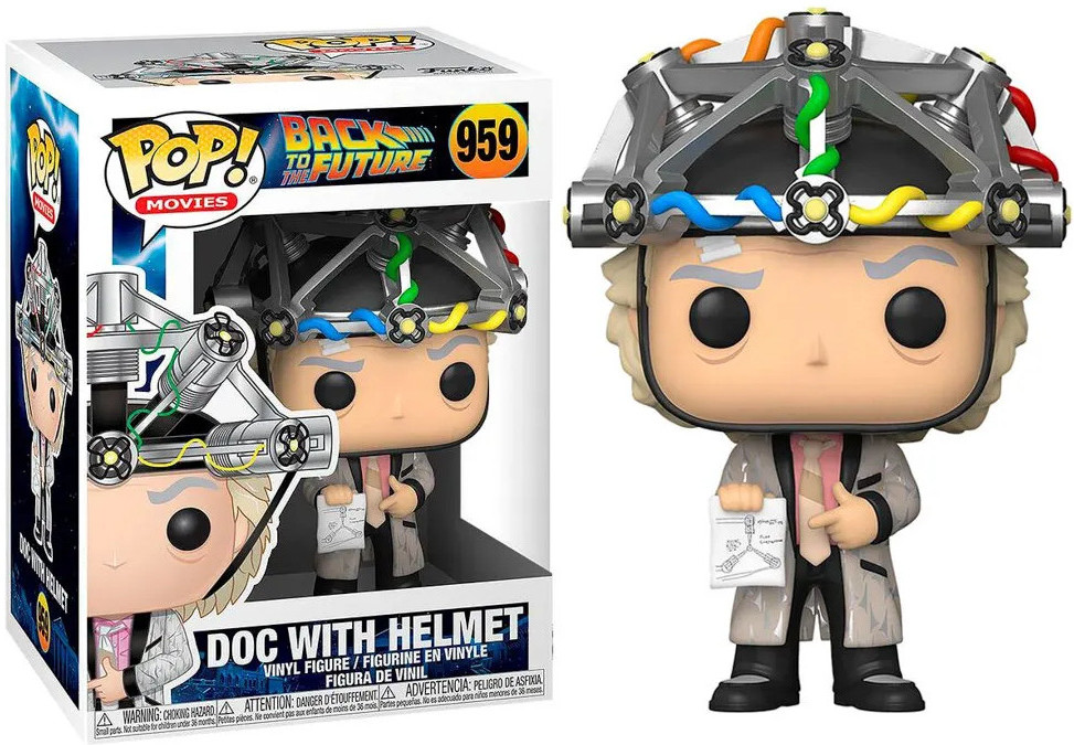 Back to the Future Funko Pop Vinyl: Doc with Helmet