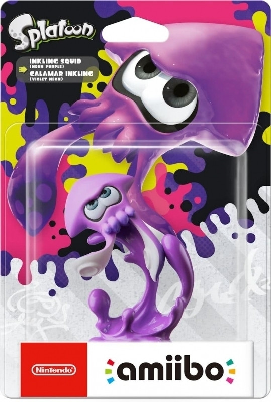 Amiibo Splatoon 2 - Inkling Squid (Neon Purple)